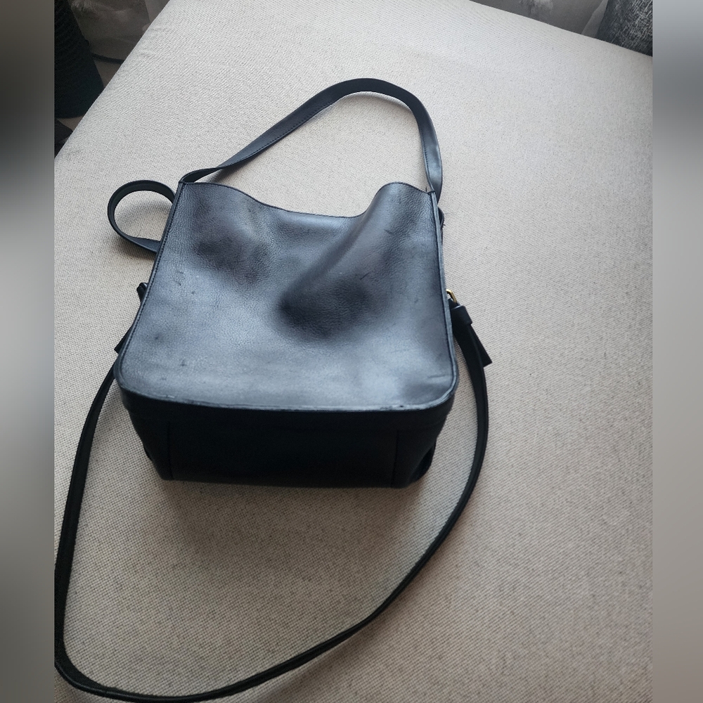 Madewell Black 100% Leather Shoulder Bag